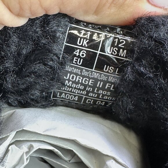 Dr. Marten's Jorge II Men's size 12 Leather Slingblack Lined Mules - Picture 8 of 8